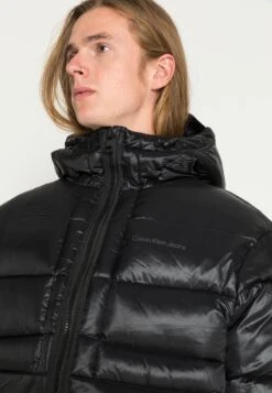Calvin Klein Jeans Shine Puffer Unisex - Winterjas - Black -Damesmode a77efa4c84354861b7bb2861112bbb06