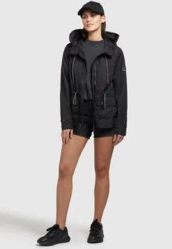 Khujo Debby - Lichte Jas - Schwarz -Damesmode a8b4b44fe8bb4fa1b55ba28f11c69714