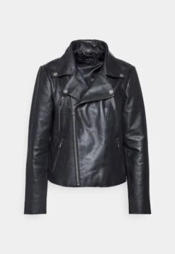 Mos Mosh Cami Leather Jacket - Leren Jas - Black -Damesmode a8d4401fce1042b88f77c5d5e449ec20