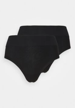 Anna Field 2Pp High Waist Thong - String - Black -Damesmode ac60c9acfebe4964ac8a53e807d6f502