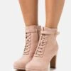 Veterboots - Light Pink -Damesmode ae24a3aa17a14e2b8b3a060160935e11
