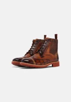 MELVIN & HAMILTON Amelie17 - Veterboots - Brown -Damesmode aeca52bd2de646dfa3230dba8aefb70e