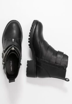 Anna Field Cowboy-/Bikerlaarsjes - Black -Damesmode af73c97767fb415fb7c80a846f41d692