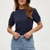 Minus Johanna- T-Shirt Basic - Dark Blue