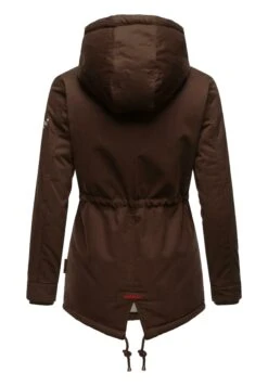 Marikoo Manolya - Winterjas - Dark Choco -Damesmode b4e78ce329fd43c79e18f5662ffb976b