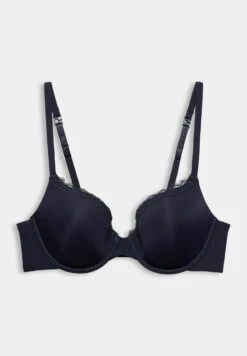 ESPRIT Feminine Sexy Padded Bra - Beugel Bh - Navy -Damesmode b51a0d46c9914eb09a2501c5af38afaa