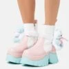 KOI FOOTWEAR Melanie Martinez Sweet Teddy Bear Platform Boots - Korte Laarzen - Blue/Pink/White 2 KOI FOOTWEAR Melanie Martinez Sweet Teddy Bear Platform Boots - Korte Laarzen - Blue/Pink/White -Damesmode b5473789303b423684342dcaedeab273