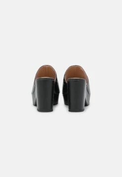 Wide Fit - Muiltjes Met Hak - Black -Damesmode b55520beef73467197135975547764b9