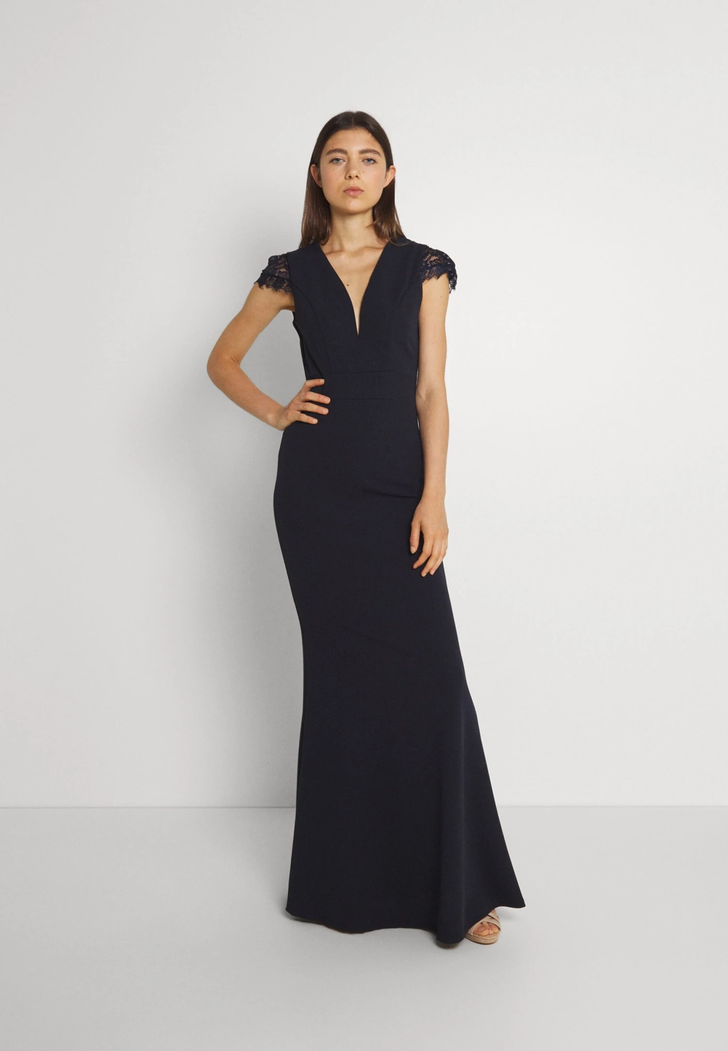 Wal G Sammy Maxi Dress - Jerseyjurk - Navy Blue 3 Wal G Sammy Maxi Dress - Jerseyjurk - Navy Blue