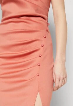 Wal G Wedding Marina Button Dress - Cocktailjurk - Pink -Damesmode b8fdb7dd825b4bcf86de48b87475f962