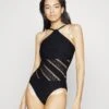 Seafolly Marrakesh High Neck One Piece - Badpak - Black -Damesmode bc101897c2694deb91fcfb27e688ebed