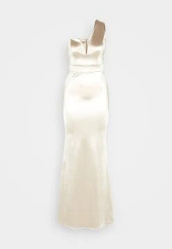 Wal G Evalina One Sleeve Maxi - Galajurk - Champagne -Damesmode bee91a43ab8a40ddada55014aa995535