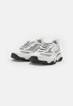 Steve Madden Possession - Sneakers Laag - Silver/White -Damesmode bfbf23f3e259474da7825971ea4effc2