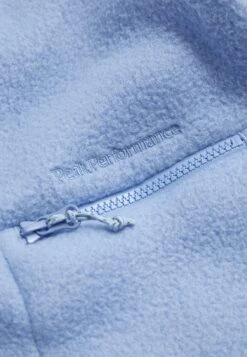 Peak Performance W Fleece Snap T-Neck - Fleece Trui - Hellblau -Damesmode c00758de938e48a499e45d35e112c563