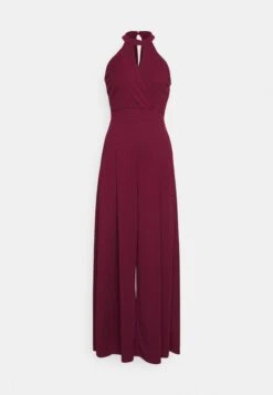Wal G Arry Wide Leg- Jumpsuit - Wine -Damesmode c1657b339fbf468cb65d0ae54d4dfb9f