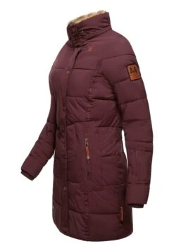 Marikoo Lieblings - Winterjas - Dark Red Melange -Damesmode c2289b7063914d0f9abc241c8de6837d