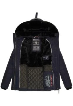 Navahoo Milianaa - Winterjas - Dark Blue -Damesmode c4a99e149f6341b4b85549f1342b635f