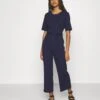 Even&Odd Jumpsuit - Dark Blue 1 Even&Odd Jumpsuit - Dark Blue -Damesmode c529ed98e0c0473a9ba2713ce3909f6b