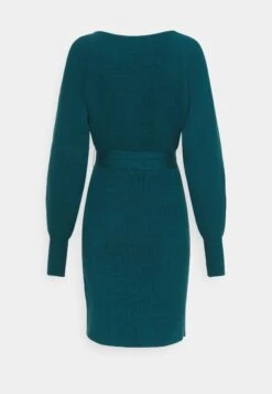 Anna Field Wrap V Ausschnitt Mini Strickkleid Mit Gürtel - Etui-Jurk - Deep Teal -Damesmode c56b45af7fcd452f91604daef9600a43