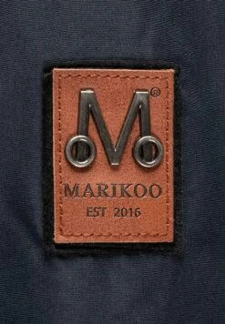 Marikoo Kamii - Winterjas - Dark Blue -Damesmode c7ec6ed644a24c8e9dcb8cde096295ec