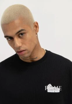 YOURTURN Rome Tee Unisex - T-Shirt Print - Black -Damesmode caa47122b38445a1916e5d1e3de441d1