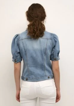 Culture Cubriana Ss - Overhemdblouse - Light Blue Wash -Damesmode caf30724fb854ba4a25318fdc837a63a