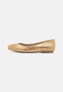 Anna Field Leather - Ballerina'S - Gold -Damesmode cc05c04e644f4542b23c356ee66db4cc