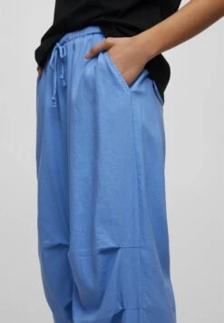 PULL & BEAR Flowing Parachute - Trainingsbroek - Blue -Damesmode cc091d5aaa174cfe960e9909a6a9ff96