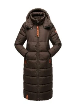 Navahoo Kristallblume - Winterjas - Dark Choco -Damesmode cd1a8da540b64c8a893bb8b4141e1e77