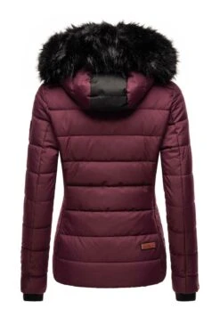 Marikoo Unique - Winterjas - Dark Red Melange -Damesmode cd9189bacada401fa754f854e9f94e96