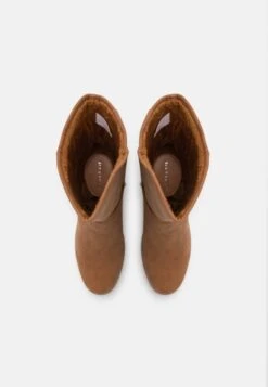 Anna Field Winter Boot - Enkellaarsjes Met Sleehak - Cognac -Damesmode cffb9f97d1de47db94e1ac2c257045ff