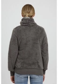OXMO Oxanniki - Fleece Trui - Grey -Damesmode d0164498d3d84cbb9c78d2e049f93eb9