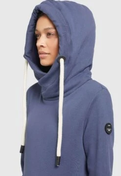 Khujo Rhabea - Hoodie - Dunkelblau -Damesmode d1b56d10ab594fb39a560696a5ee0108