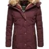 Marikoo Lieblings - Winterjas - Dark Red Melange 1 Marikoo Lieblings - Winterjas - Dark Red Melange -Damesmode d3b70d3f2926419da44ec4c383055e54