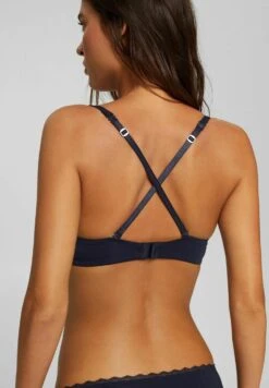 ESPRIT Feminine Sexy Padded Bra - Beugel Bh - Navy -Damesmode d57be941399c45ec9761d2cdc82ff068