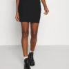 Even&Odd Basic Mini Ribbed Skirt - Kokerrok - Black -Damesmode d630847e2ebe46acbeeb87078a61e321