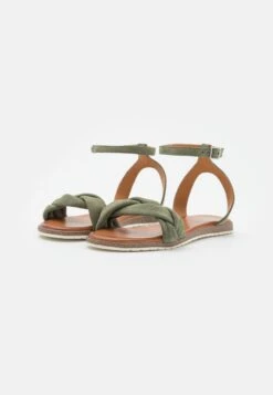 Anna Field Leather - Sandalen - Khaki -Damesmode da379952beb04a73940756bd6b440dc5