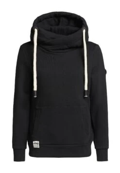 Khujo Rhabea - Hoodie - Schwarz -Damesmode dab36ded842544a5a5880cd51556f0ea