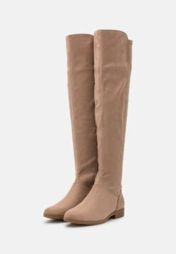 Anna Field Overknee Laarzen - Beige -Damesmode dd189346b0de44f78790627022fbaa66
