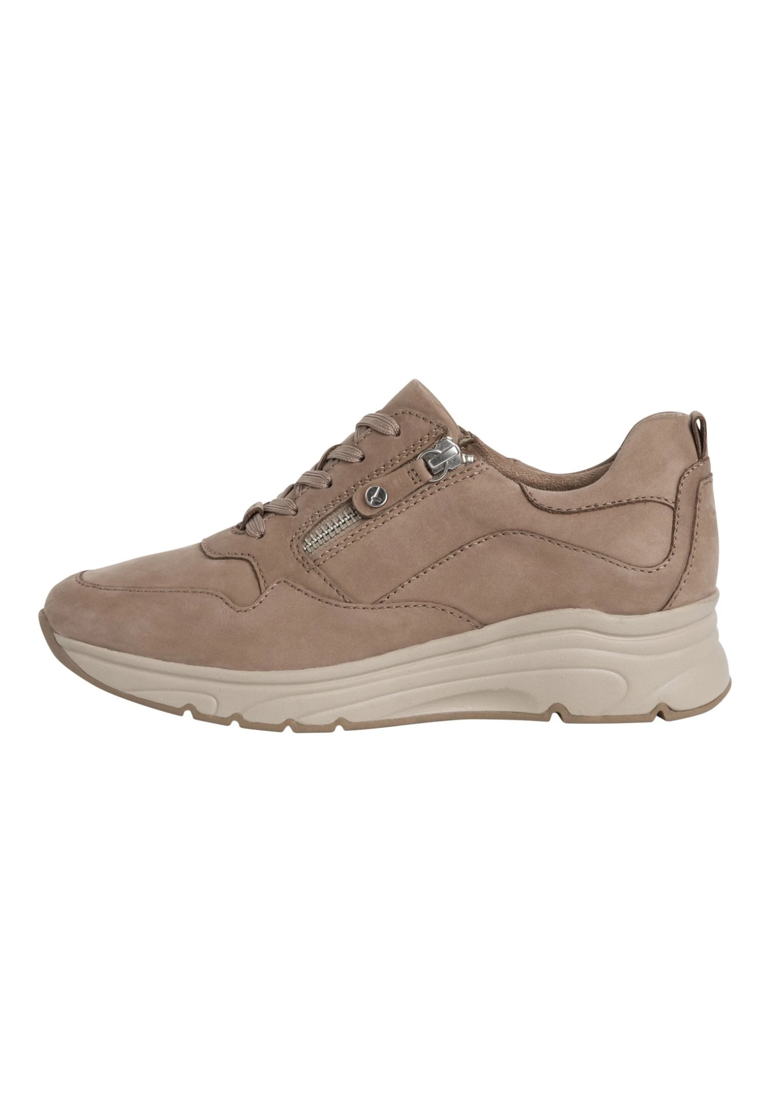 Tamaris Pure Relax - Sneakers Laag - Taupe Nubuc 3 Tamaris Pure Relax - Sneakers Laag - Taupe Nubuc