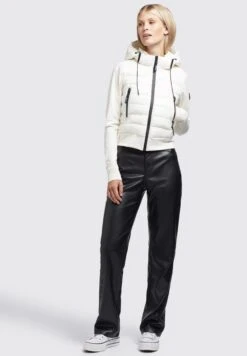 Khujo Dalis Shiny - Jas - Cremeweiß -Damesmode def368c01be84680abf1debb650af916