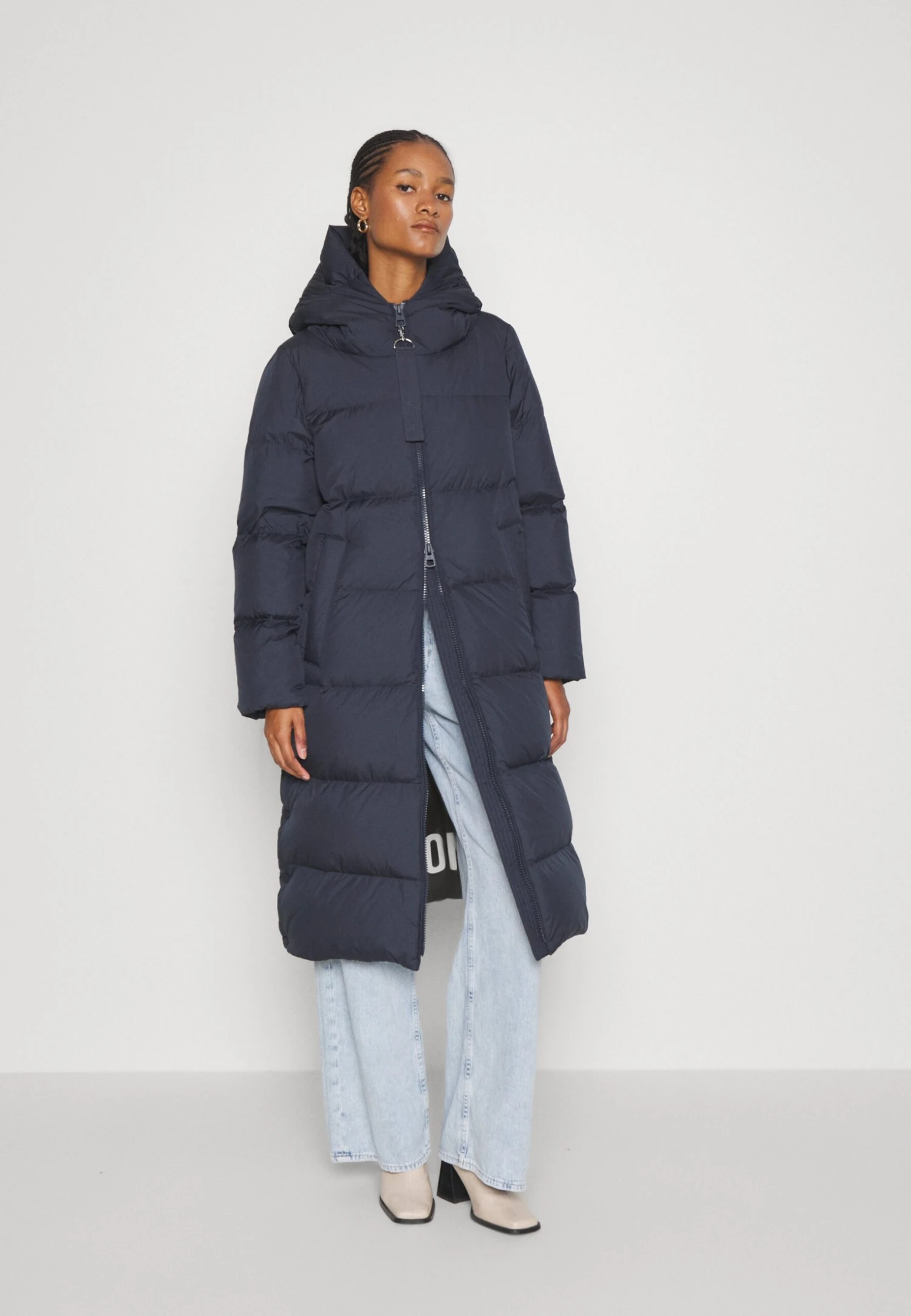 Marc O'Polo Coat Filled Fixed Hood Welt Pockets Side Slits With Press Buttons - Donsjas - Deep Blue Sea 5 Marc O'Polo Coat Filled Fixed Hood Welt Pockets Side Slits With Press Buttons - Donsjas - Deep Blue Sea - Afbeelding 3
