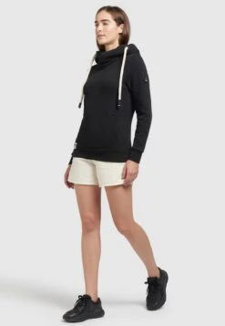 Khujo Rhabea - Hoodie - Schwarz -Damesmode e1ec46cf026b4a67b1756ea6b2779941