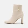 Anna Field Enkellaarsjes Met Hoge Hak - Beige -Damesmode e3f9d100b74249a9b82455e6a532f3aa