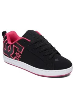DC SHOES Court Graffik - Sneakers Laag - Black/Pink Stencil -Damesmode e56c5001f7e6447186861291ca49adc6