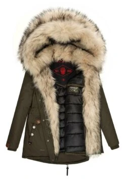Navahoo Sweety - Winterjas - Olive -Damesmode e639ee8b90274445a0615491fc068d9c
