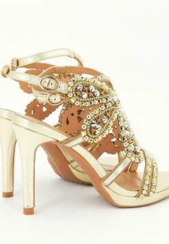 Alma En Pena Burano - Sandalen Met Hoge Hak - Gold -Damesmode e6a614cf25b0435283b1127da4fa3c3d