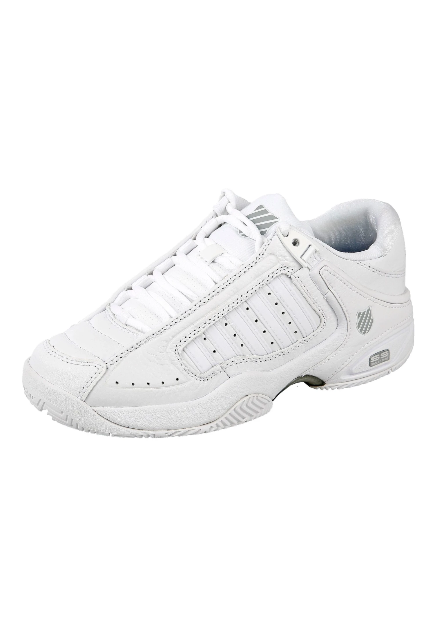 K-Swiss Defier Rs - Tennisschoenen Voor Alle Ondergronden - Weiss Grau Silber 3 K-Swiss Defier Rs - Tennisschoenen Voor Alle Ondergronden - Weiss Grau Silber