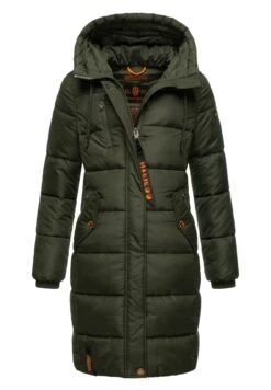Marikoo Yuikoo - Winterjas - Dark Olive -Damesmode ec7577ad392e4ff4af9d82d5ea4ef87f