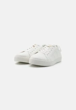 Anna Field Sneakers Laag - White/Gold -Damesmode ecaae1cd3a674542bb4cdc8943883ead